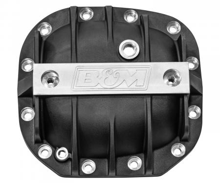 B&M 2015-2023 Ford F-150 Hi-Tek Aluminum Differential Cover for Ford Super 8.8, Black 41296