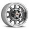 Legendary Wheels 1964-1973 Ford Mustang 15 X 7 GT7 Alloy Wheel, 5 on 4.5 BP, 4.25 BS, Machined / Clear Coat LW10-50754C