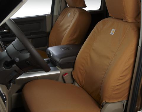 Covercraft 2019-2023 Ford Ranger Carhartt SeatSaver Custom Seat Cover, Brown SSC2536CABN