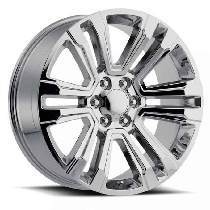 Factory Reproductions Denali Wheels 26X10 6X5.5 +30 HB 78.1 2017 GMC Denali Chrome With Cap FR Series 72 72610306501