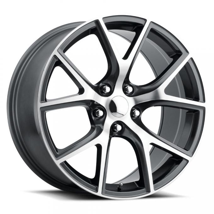 Factory Reproductions Trakhawk Wheels 20X9 5X5 +50 HB 71.5 Jeep Trackhawk Comp Grey/Machine Face With Cap FR Series 75 75090355010