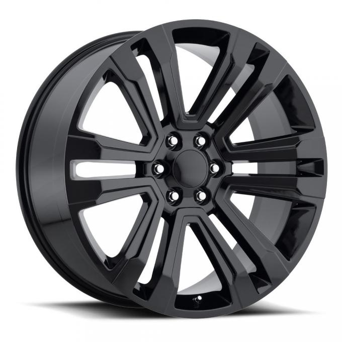 Factory Reproductions Denali Wheels 26X10 6X5.5 +30 HB 78.1 2017 GMC Denali Gloss Black With Cap FR Series 72 72610306502