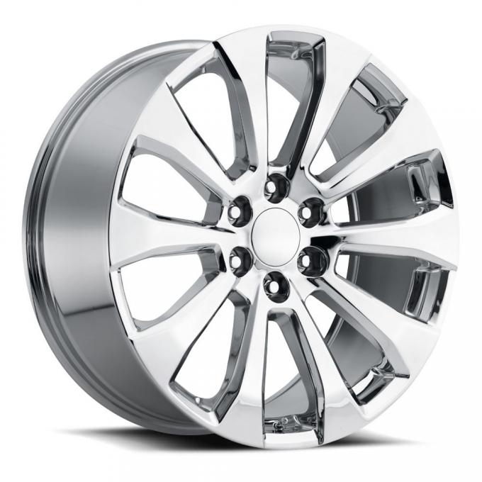 Factory Reproductions Silverado Split Wheels 22X9 6X5.5 +28 HB 78.1 2019 Silverado Split 5Spk Chr With Cap FR Series 92 92290286501