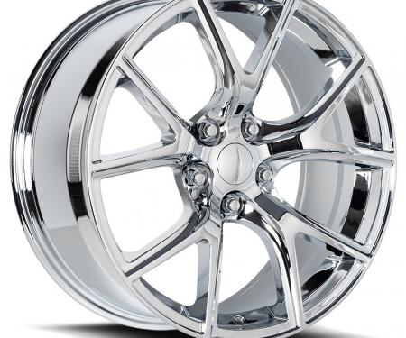 Factory Reproductions Trakhawk Wheels 20X9 5X5 +34.7 HB 71.5 Trackhawk Chrome With Cap FR Series 75 75090355001