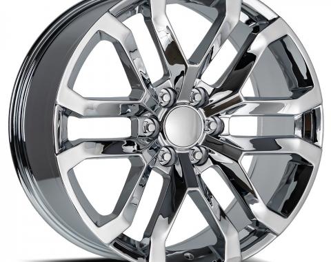 Factory Reproductions Denali Wheels 20X9 6X5.5 +28 HB 78.1 2019 GMC Denali Chrome With Cap FR Series 95 95090286501