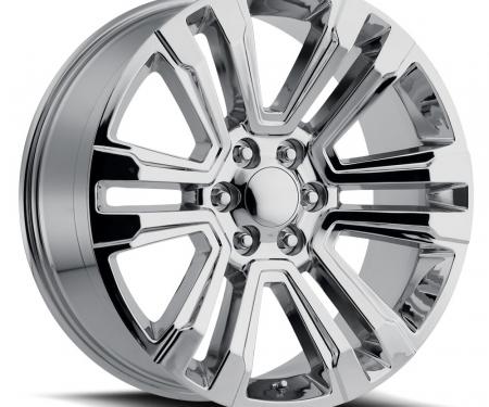 Factory Reproductions Denali Wheels 26X10 6X5.5 +30 HB 78.1 2017 GMC Denali Chrome With Cap FR Series 72 72610306501