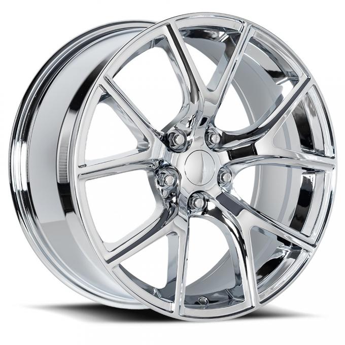 Factory Reproductions Trakhawk Wheels 20X9 5X5 +34.7 HB 71.5 Trackhawk Chrome With Cap FR Series 75 75090355001