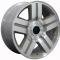 22" Fits Chevrolet - Texas Wheel - Mach'd Silver 22x9