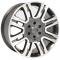 20" Wheel Replica fits Ford Expedition - Gunmetal Machined Face 20x8.5