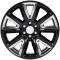 20" Fits Chevrolet - Tahoe Wheel - Black with Chrome Inserts 20x8.5