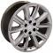 20" Fits Chevrolet - Tahoe Wheel - Hyper Black with Chrome Inserts 20x8.5