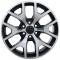 22" Fits GMC - Sierra 1500 Wheel - Black Mach'd Face 22x9