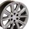 20" Fits Chevrolet - Tahoe Wheel - Hyper Black with Chrome Inserts 20x8.5