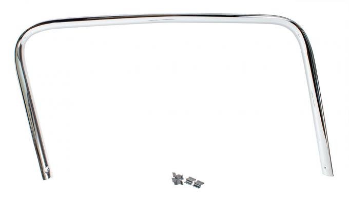 AMD Door Trim Panel, Inner, Chrome, RH, 55-59 Chevy GMC Truck ('55 2nd Series) 542-4055-CR