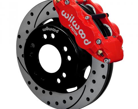 Wilwood Brakes Forged Narrow Superlite 4R Big Brake Front Brake Kit (Hat) 140-15302-DR