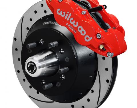 Wilwood Brakes Forged Narrow Superlite 6R Big Brake Front Brake Kit (Hub) 140-13630-DR