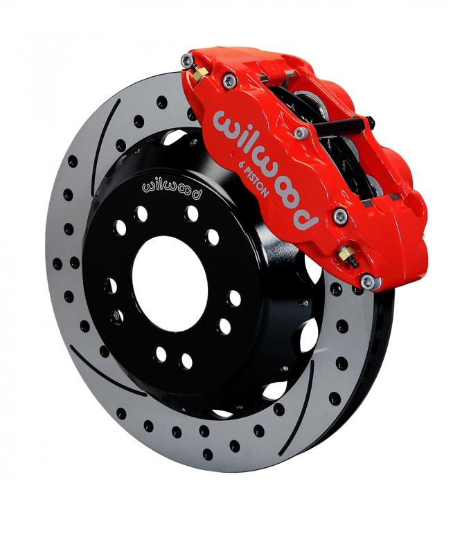 Wilwood Brakes Forged Narrow Superlite 6R Big Brake Front Brake Kit (Hat) 140-15303-DR