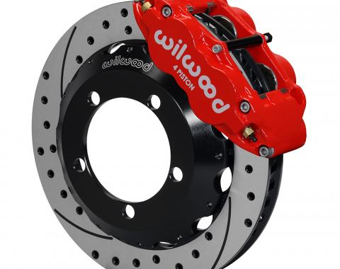 Wilwood Brakes 1976-1977 Ford Bronco Forged Narrow Superlite 4R Big Brake Front Brake Kit (Hat) 140-13305-DR