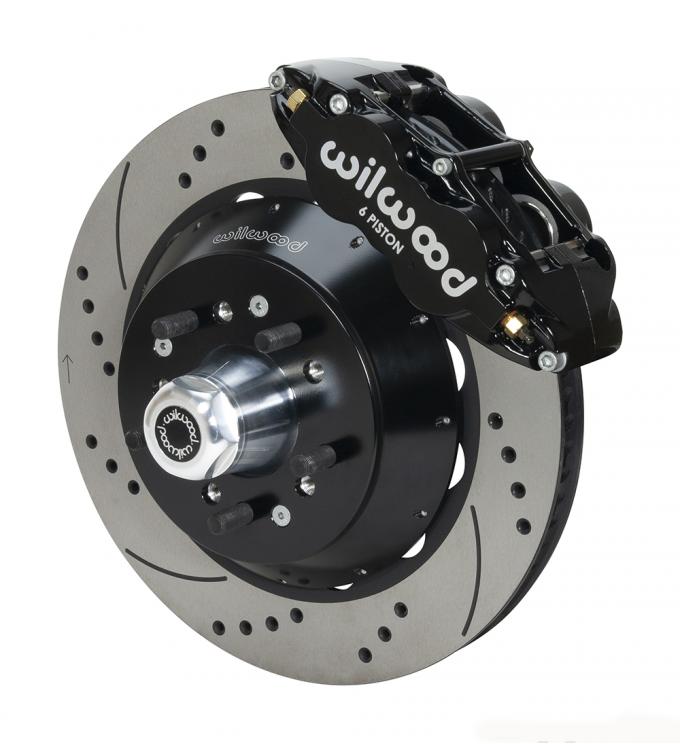 Wilwood Brakes 1968-1972 Ford F-100 Forged Narrow Superlite 6R Big Brake Front Brake Kit (Hub) 140-14841-D