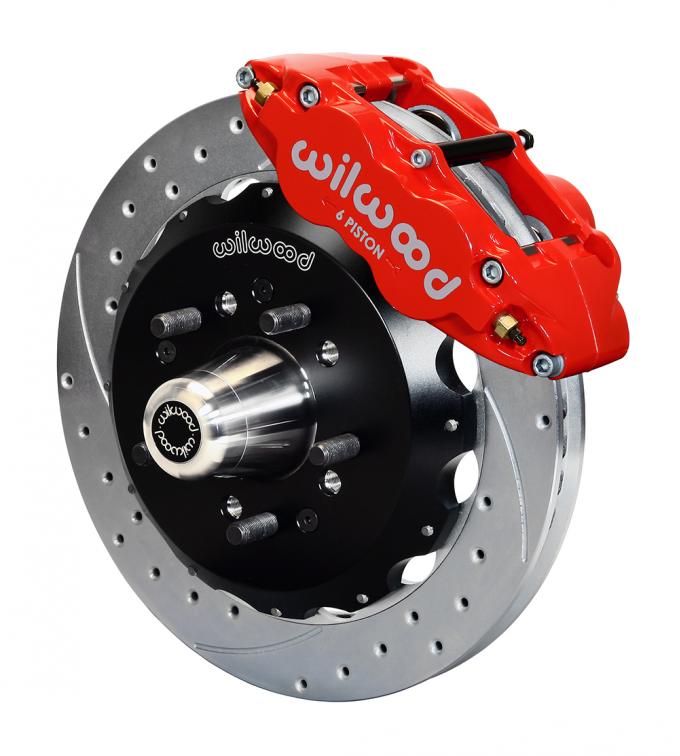 Wilwood Brakes Forged Narrow Superlite 6R Big Brake Front Brake Kit (Hub) 140-12307-ZR