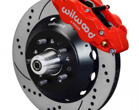 Wilwood Brakes Forged Narrow Superlite 6R Big Brake Front Brake Kit (Hub) 140-12638-DR