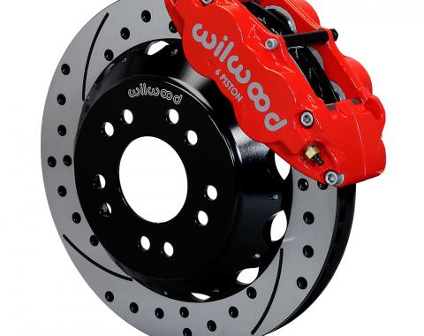 Wilwood Brakes Forged Narrow Superlite 6R Big Brake Front Brake Kit (Hat) 140-15303-DR