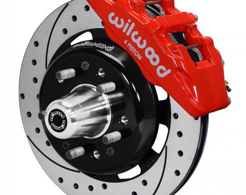 Wilwood Brakes Forged Dynapro 6 Big Brake Front Brake Kit (Hub) 140-10737-DR