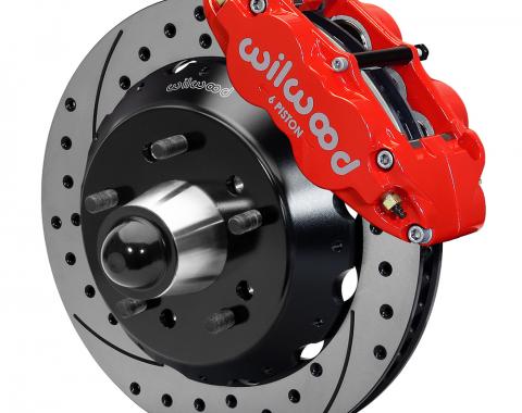 Wilwood Brakes Forged Narrow Superlite 6R Big Brake Front Brake Kit (Hub) 140-10775-DR