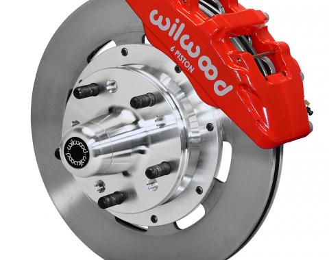 Wilwood Brakes Forged Dynapro 6 Big Brake Front Brake Kit (Hub) 140-12945-R