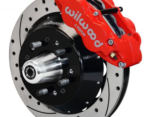 Wilwood Brakes Forged Narrow Superlite 6R Big Brake Front Brake Kit (Hub) 140-10219-DR