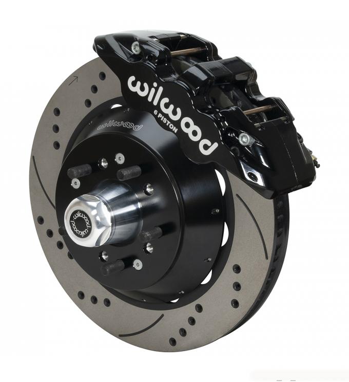 Wilwood Brakes 1968-1972 Ford F-100 AERO6 Big Brake Front Brake Kit 140-14842-D