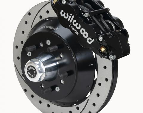 Wilwood Brakes 1968-1972 Ford F-100 Forged Narrow Superlite 6R Big Brake Front Brake Kit (Hub) 140-14840-D