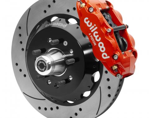 Wilwood Brakes Forged Narrow Superlite 6R Big Brake Front Brake Kit (Hub) 140-15554-DR