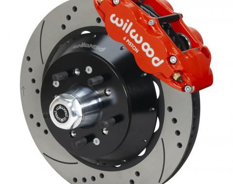 Wilwood Brakes 1968-1972 Ford F-100 Forged Narrow Superlite 6R Big Brake Front Brake Kit (Hub) 140-14841-DR