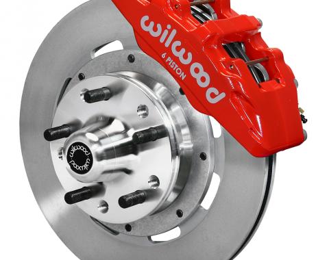 Wilwood Brakes Forged Dynapro 6 Big Brake Front Brake Kit (Hub) 140-12947-R