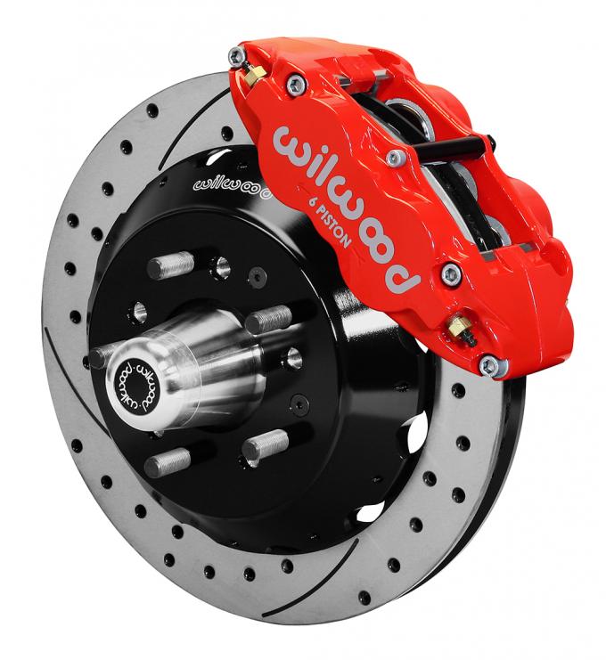 Wilwood Brakes Forged Narrow Superlite 6R Big Brake Front Brake Kit (Hub) 140-10284-DR