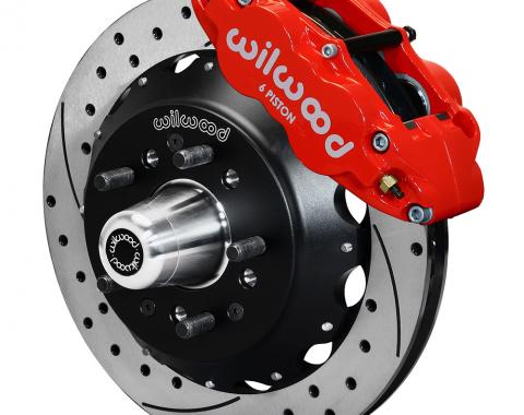 Wilwood Brakes Forged Narrow Superlite 6R Big Brake Front Brake Kit (Hub) 140-12460-DR