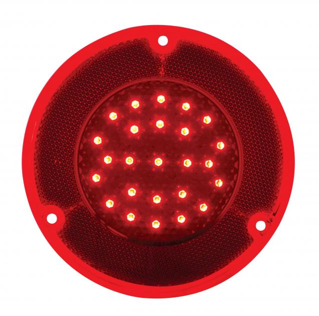 United Pacific 41 LED Tail Light Lens, Red For 1967-72 Chevy & GMC ...