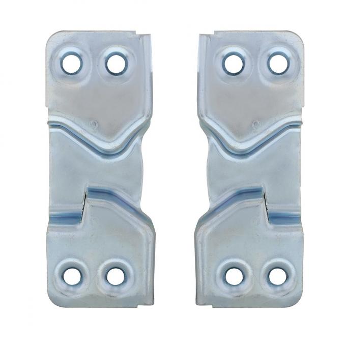 United Pacific Door Latch Striker Plates For 1947-51 Chevy & GMC Truck (Pair) 110192