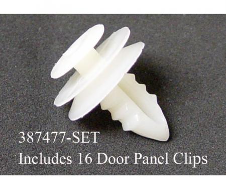 Dennis Carpenter Door Panel Clip Set - 1973-86 Ford Truck, 1973-86 Ford Bronco 387477-SET