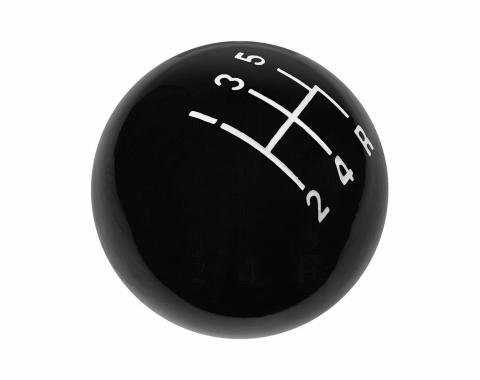 Hurst Shift Knob, 5-Speed, Black 1630108