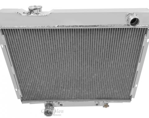 Champion Cooling 4 Row All Aluminum Radiator Made With Aircraft Grade Aluminum MC2379