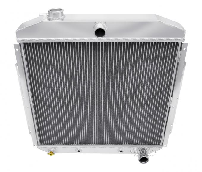 Champion Cooling 2 Row with 1" Tubes All Aluminum Radiator Made With Aircraft Grade Aluminum AE8356