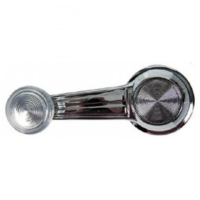 Classic Headquarters Replacement Window Crank, Clear Knob W-408