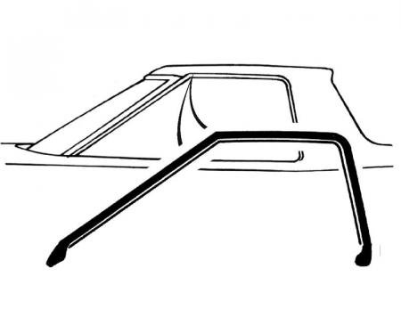 Dennis Carpenter Roof Rail Seals - Ranchero - 1972-76 Ford Car D30Z-9751222-PR