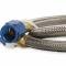 NOS Stainless Steel Braided Hose -4AN 2-Foot Blue 15230NOS