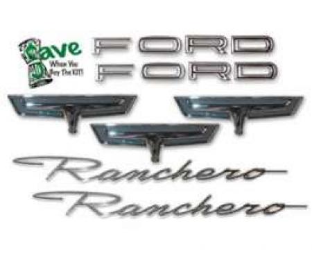 Emblem Kit, Ranchero, 1968-1969