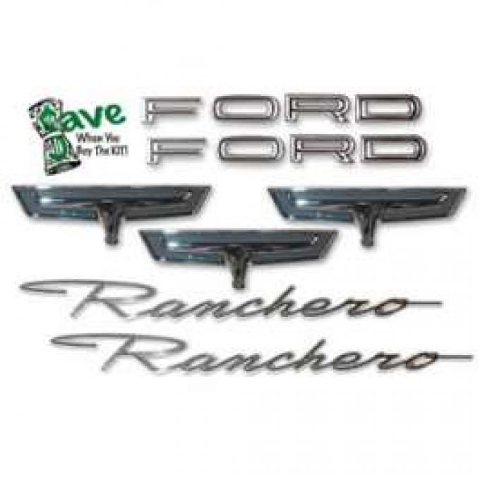 Emblem Kit, Ranchero, 1968-1969