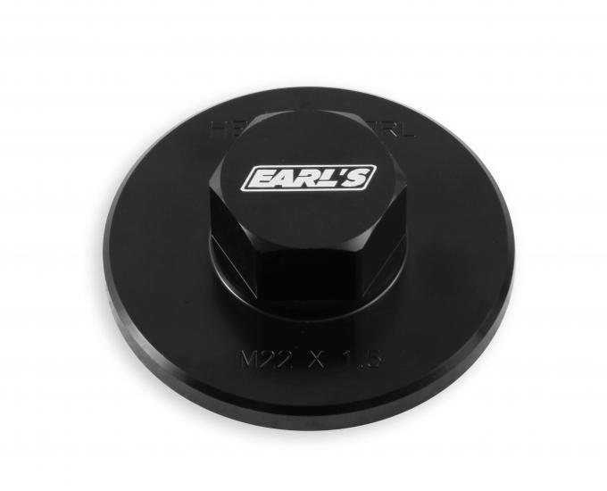 Earl's Oil Filter Block-Off, Fits M22 X 1.5 Filters HEMI0001ERL