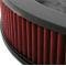 Holley 4500 Drop Base Air Cleaner Black w/3" Red Washable Gauze Filter 120-4630